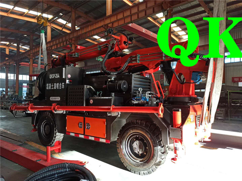 混凝土泵 青科重工 濕噴臺車