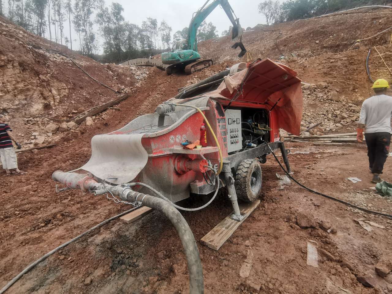 混凝土泵 濕噴機 濕噴臺車